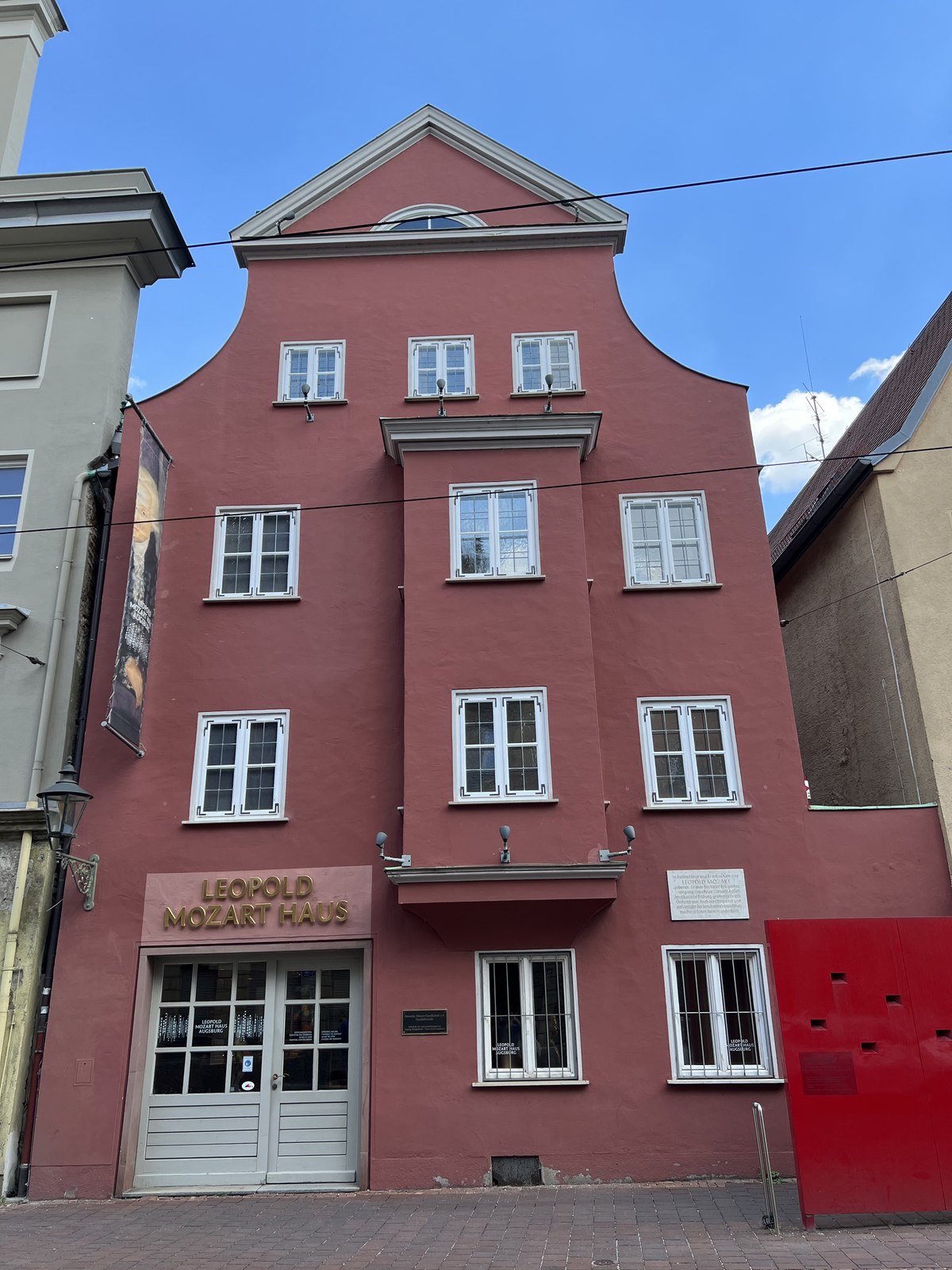 Hausfassaden in der Augsburger Altstadt