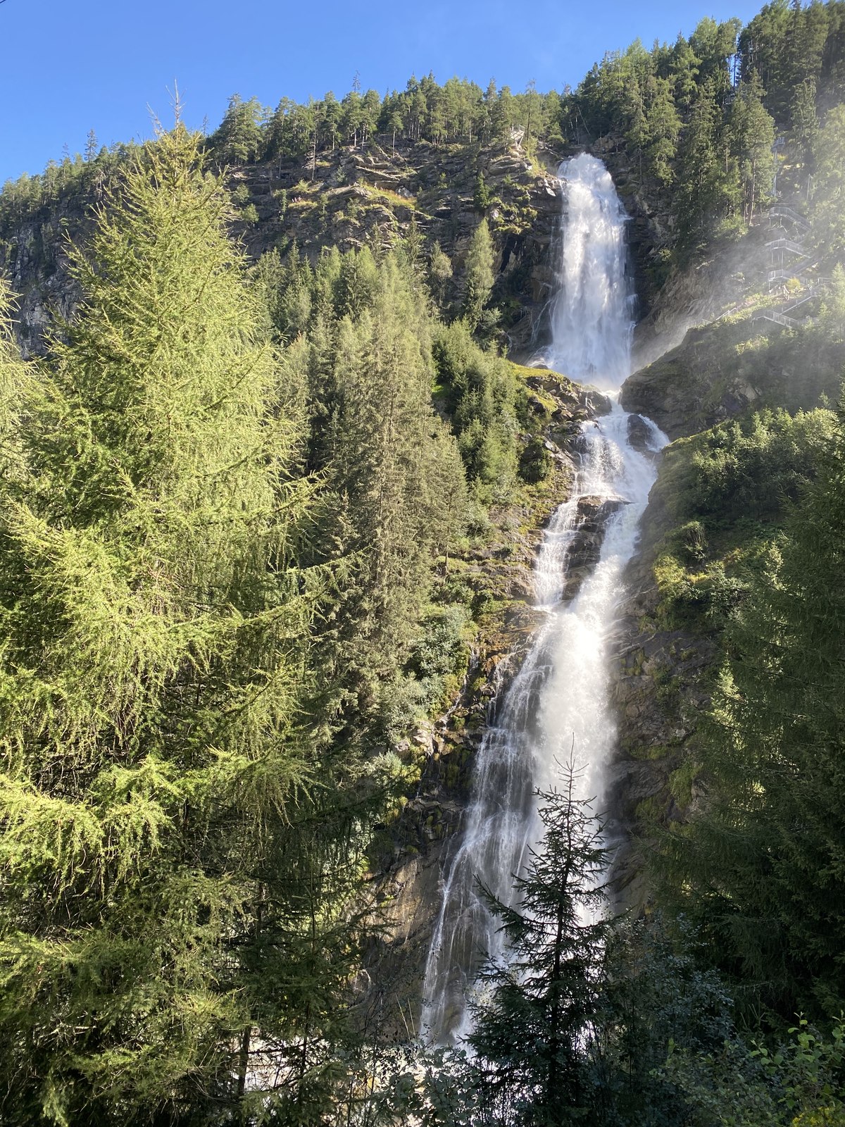 Der Stuibenfall bei Umhausen in Tirol